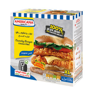 Americana Crunchy Burger Chicken Fillet Original 440 g