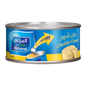 Buy Almarai Full Fat Cheddar Cheese 113 g Online at Best Price | Tin Cheese | Lulu UAE in Kuwait