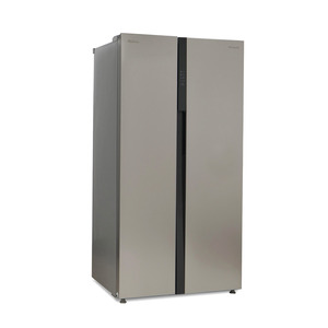 Panasonic Side by Side Refrigerator, 510 L, Stainless Steel, NR-BS703