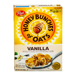 Post Honey Bunches Of Oats Vanilla Flavor Cereal 340 g