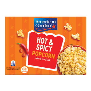 Buy American Garden Gluten Free Microwave Hot & Spicy Popcorn 273 g Online at Best Price | Pop Corn | Lulu KSA in UAE