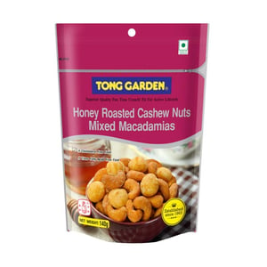 Tong Garden Honey Roasted Cashew Nuts Mixed Mecadamias 140g