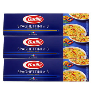 Barilla Spaghetti Pasta No. 3 Value Pack 3 x 500 g