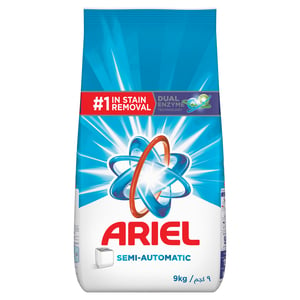 Buy Ariel Semi-Automatic Laundry Detergent Powder Original Scent 9 kg Online at Best Price | Washing Pwdr T.Load | Lulu Kuwait in UAE