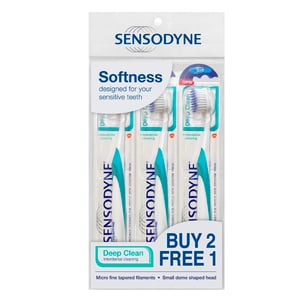 Sensodyne Toothbrursh Deep Clean Soft Buy2 Free1