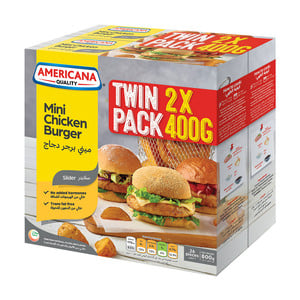 Americana Mini Chicken Burger Value Pack 2 x 400 g