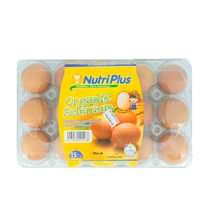 Nutriplus Organic Selenium Egg Medium 15's