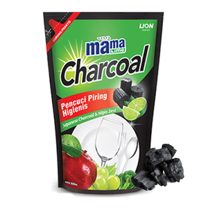 Mama Dish Wash Lime Charcoal Refill 680ml