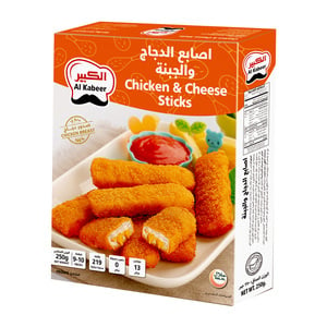 Al Kabeer Chicken & Cheese Sticks 250 g