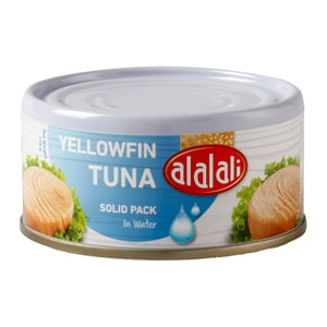 اشتري قم بشراء Al Alali Yellowfin Tuna Solid Pack In Water 170 g Online at Best Price من الموقع - من لولو هايبر ماركت Canned Tuna في الامارات