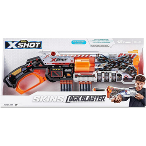 X-Shot Skins-S1 Lock Blaster with 16 Darts, XS-36606