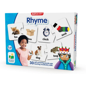 The Learning Journey Match It! Rhyme Puzzle, 30 pcs, Assorted, 118542