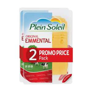 Plein Soleil Original Emmental  Cheese Slice Value Pack 2 x 150 g
