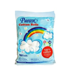Pureen Cotton Balls 2 X 100s