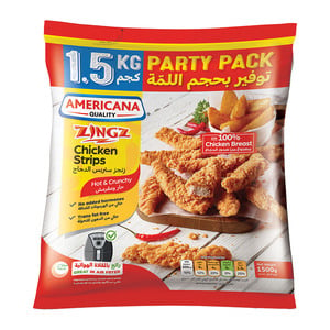 Americana Hot & Crunchy Zingz Chicken Strips 1.5 kg