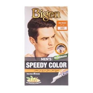 Bigen Men's Speedy Dark Brown 103 1 pkt
