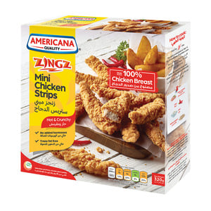 Americana Hot And Crunchy Zingz Chicken Strips 320 g