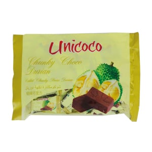 Unicoco Chunky Chocolate Durian 400g
