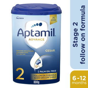 اشتري قم بشراء Aptamil Advance Stage 2 Cesar Follow On Formula From 6-12 Months 800 g Online at Best Price من الموقع - من لولو هايبر ماركت Bab.MilkPwdr&Formula في الامارات