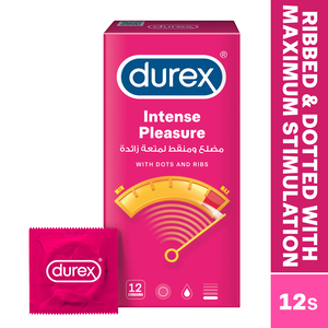 Durex Intense Pleasure Condom 12 pcs