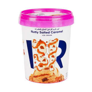 Buy Baskin Robbins Nutty Salted Caramel Ice Cream 500 ml Online at Best Price | Ice Cream Take Home | Lulu UAE in Saudi Arabia