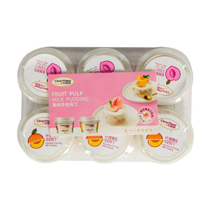 Clever Mama Fruit Pulp Milk Pudding 6 x 85 g