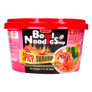 Pocas Bowl Noodle Soup With Spicy Shrimp Flavour 2 x 90 g