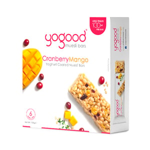 Yogood Cranberry And Mango Yoghurt Bars 138g