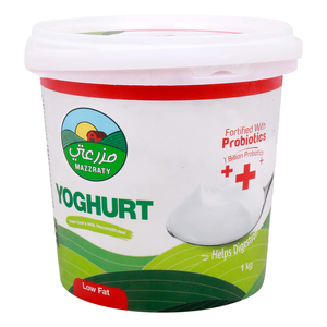 Mazzraty Yogurt Low Fat Probiotics, 1 Litre
