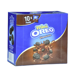 اشتري قم بشراء أوريو ميني كوكيز شوكولاتة 10 × 20.4 جم Online at Best Price من الموقع - من لولو هايبر ماركت Cream Filled Biscuit في الكويت