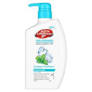 Buy Lifebuoy Antibacterial Body Wash Cool Fresh 500 ml Online at Best Price | Shower gel & body wash | Lulu Kuwait in Kuwait