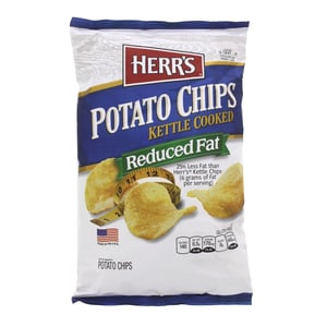 Herr's Kettle Cooked Reduced Fat Potato Chips 142 g