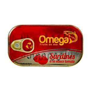Omega Sardines In Tomato Sauce 125 g