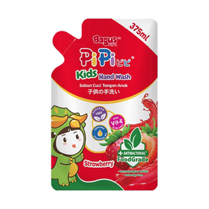 Bagus Pipi Kids Hand Wash Strawberry Refill 375ml
