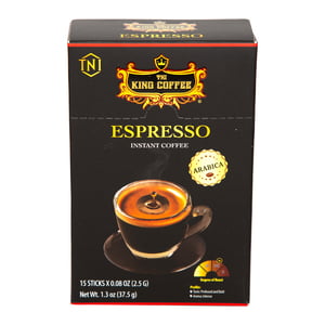 كينج كوفي قهوة سريعة التحضير 15 × 2.5 جم