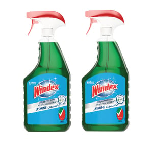 Windex Jasmine Glass Cleaner Value Pack 2 x 750 ml