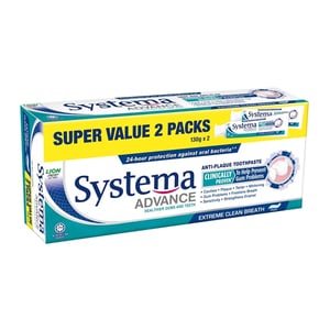 Systema Toothpaste Extreme Clean Breath 130g x 2