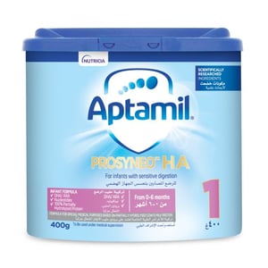 Buy Aptamil Prosyneo HA Stage 1 From 0-6 Months 400 g Online at Best Price | Baby milk powders & formula | Lulu Kuwait in Kuwait