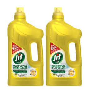 Jif Lemon Multipurpose Disinfectant Value Pack 2 x 2 Litres