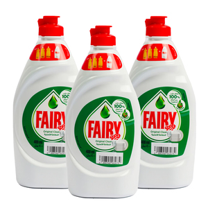Fairy Dish Washing Liquid Original Value Pack 3 x 400 ml
