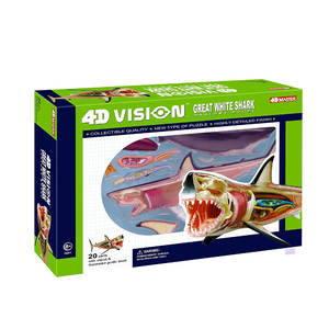 تشابمي لعبة نموذج تشريح سمكة القرش 4دي فيجين التعليمية للاطفال ، 62202