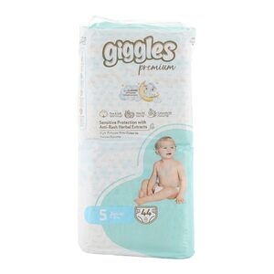 Giggles Premium Baby Diaper Junior Size 5 11-25kg 44 pcs