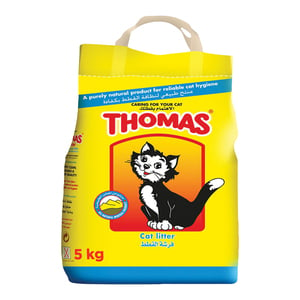 توماس رمل قطط متكتل 5 كجم