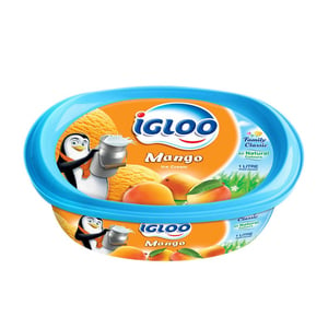 Buy Igloo Mango Ice Cream 1 Litre Online at Best Price | Ice Cream Take Home | Lulu Kuwait in Kuwait