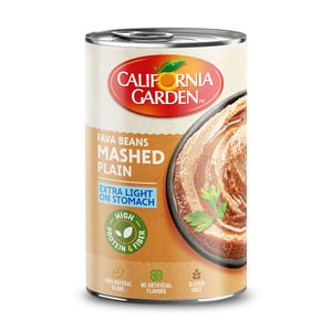 Buy California Garden Canned Fava Beans Mashed Plain 450 g Online at Best Price | Canned Foul Beans | Lulu UAE in UAE