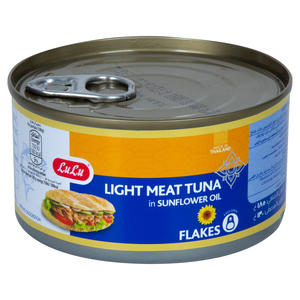 LuLu Light Meat Tuna Flakes in Sunflower Oil 185 g