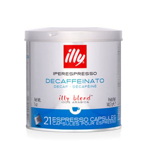 Illy Decaffeinato Espresso Coffee Capsules 140. 7 g