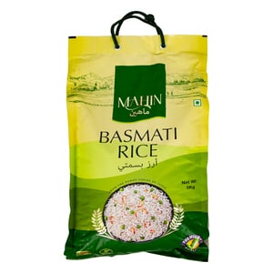 اشتري قم بشراء Mahin Basmati Rice Value Pack 5 kg Online at Best Price من الموقع - من لولو هايبر ماركت  بسمتي في الامارات