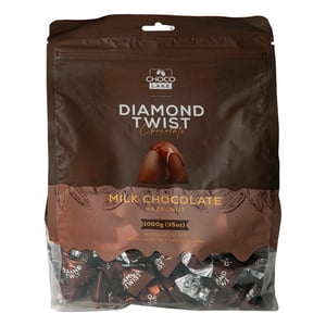 Choco Lake Diamond Twist Milk Chocolate Hazelnut 1 kg