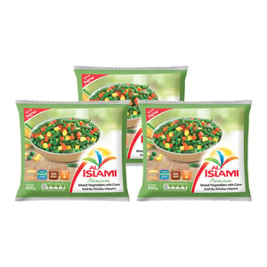 Al Islami Mixed Vegetables With Corn Value Pack 3 x 450 g